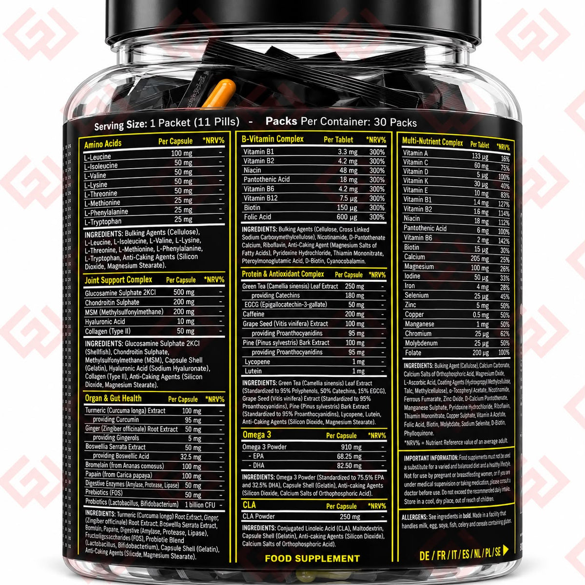 BLACK STACK -  THE ULTIMATE HEALTH PACK