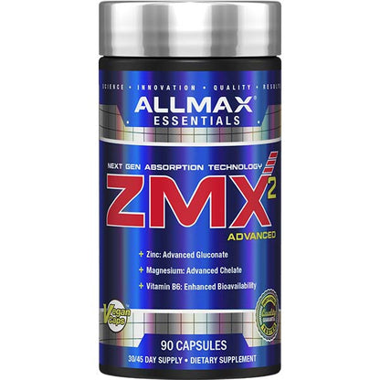 ZMA de allmax 90 capsulas Glowell