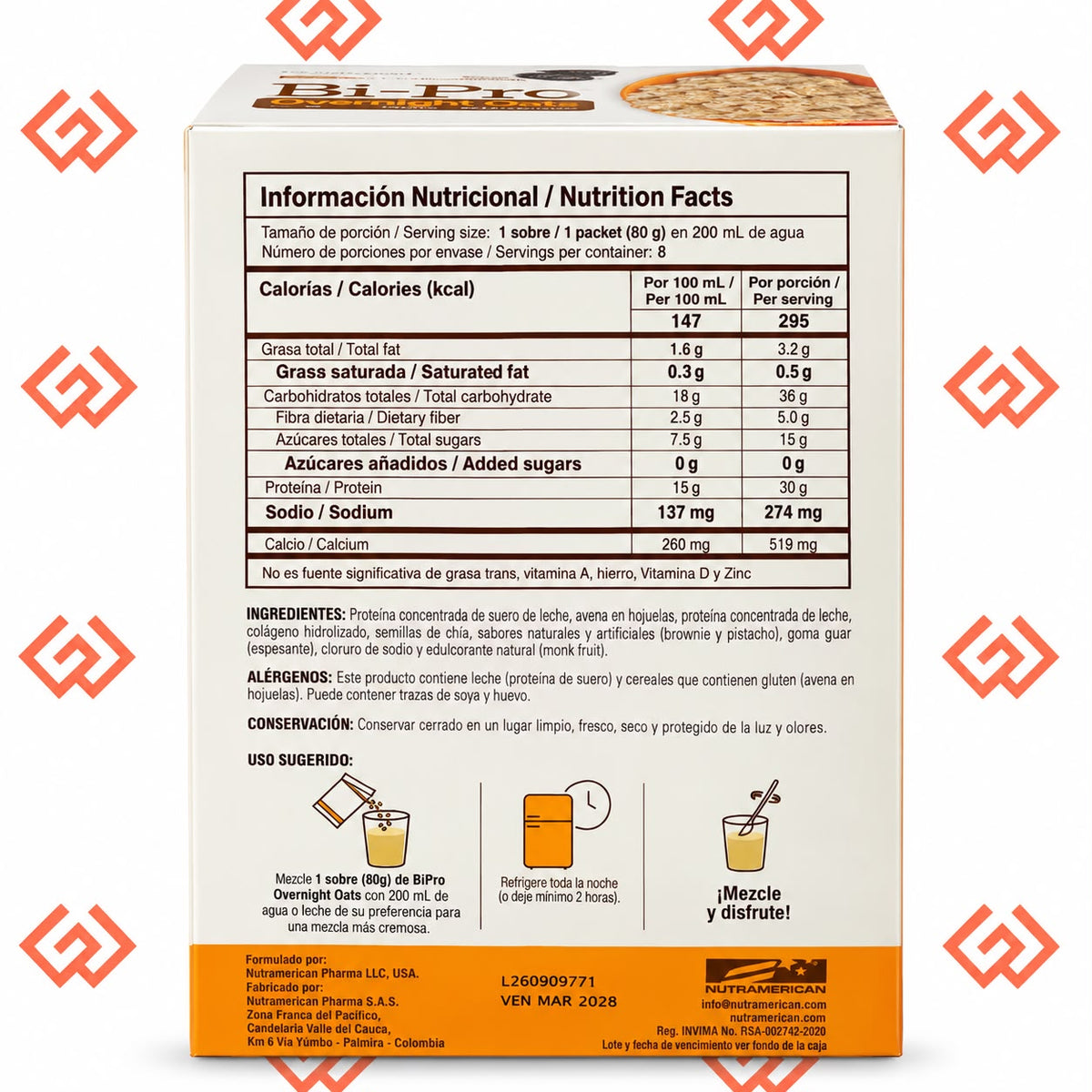 BIPRO OVERNIGHT OATS - CAJA