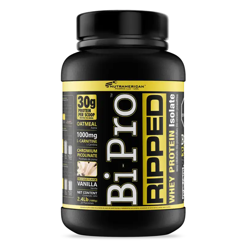 bi pro ripped sabor vainilla Glowell