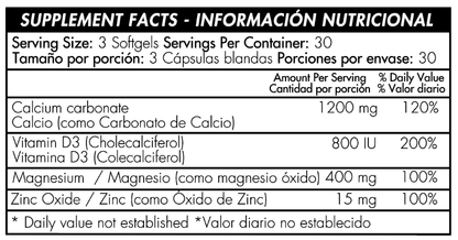 CAL-MAG-ZINC PLUS - 90 SOFTGELS