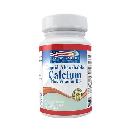 CALCIO LIQUIDO CON VITAMINA D3 - 100 SOFTGELS