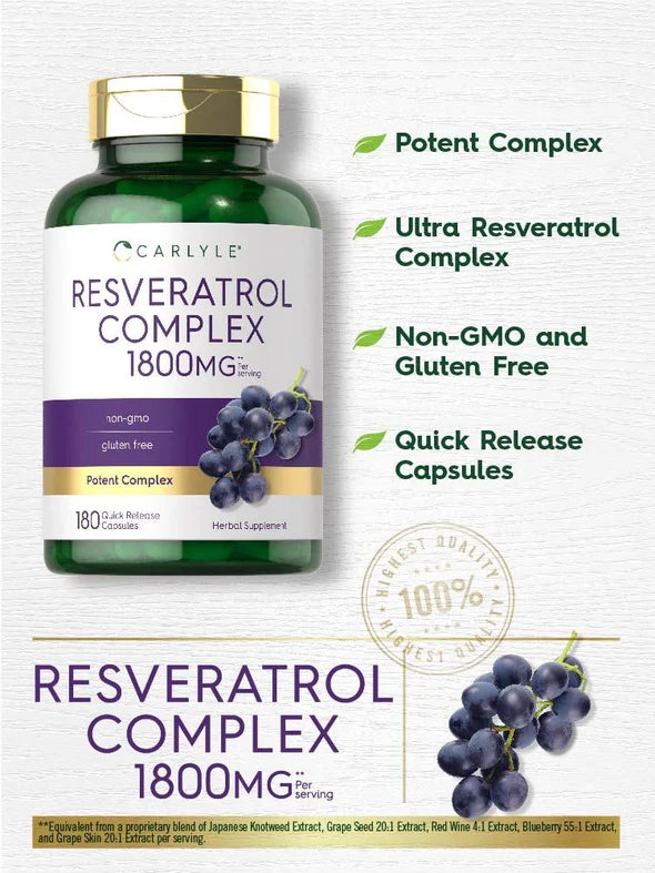 RESVERATROL COMPLEX 1800MG
