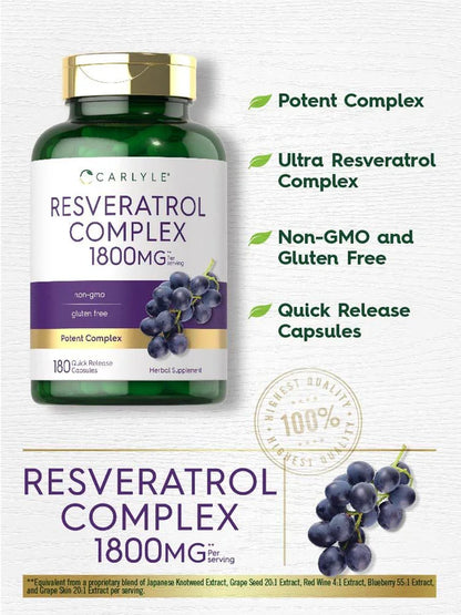 RESVERATROL COMPLEX 1800MG