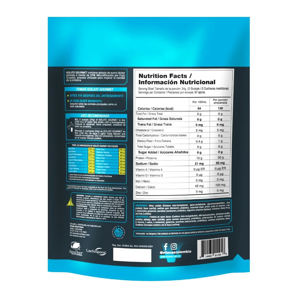 ISOLATE GOURMET - 5LB