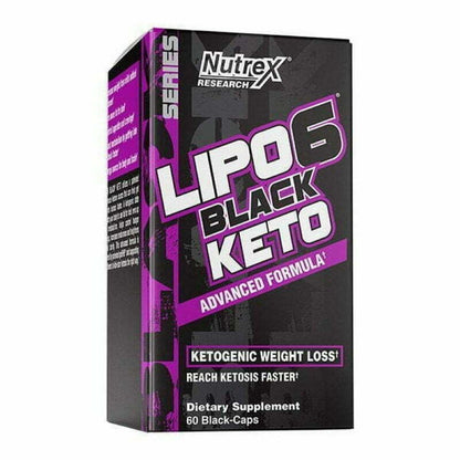 LIPO 6 BLACK KETO - 60 CAPSULAS