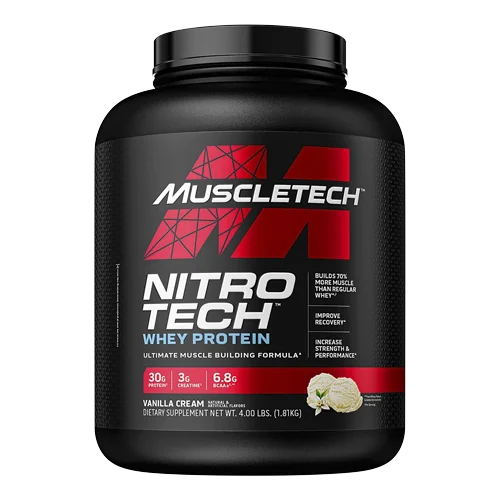 NITRO TECH WHEY PROTEIN - 4LB