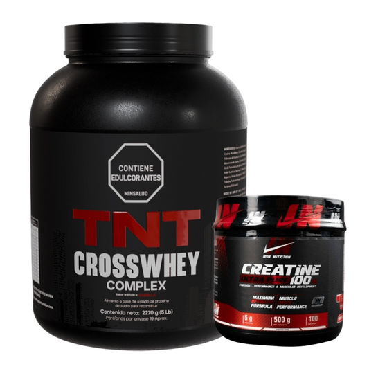 CROSSWHEY 5LB + CREATINA IRON NUTRITION