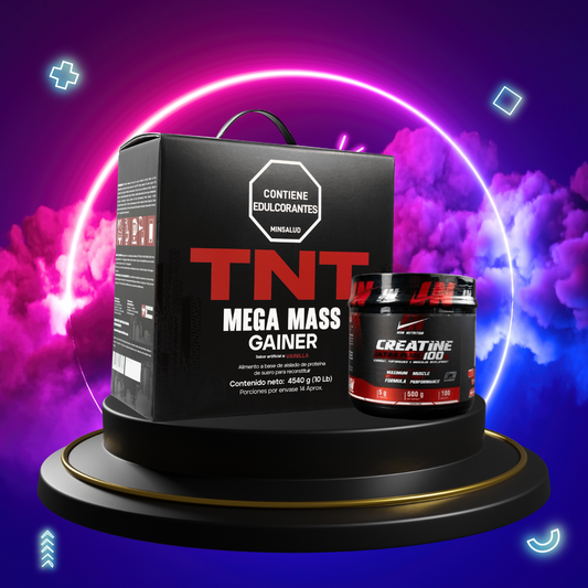 TNT 10LB + CREATINA IRON NUTRITION 100 SERVICIOS