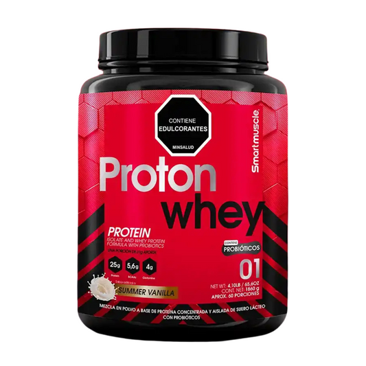 Proteína Proton Whey sabor vainilla Glowell