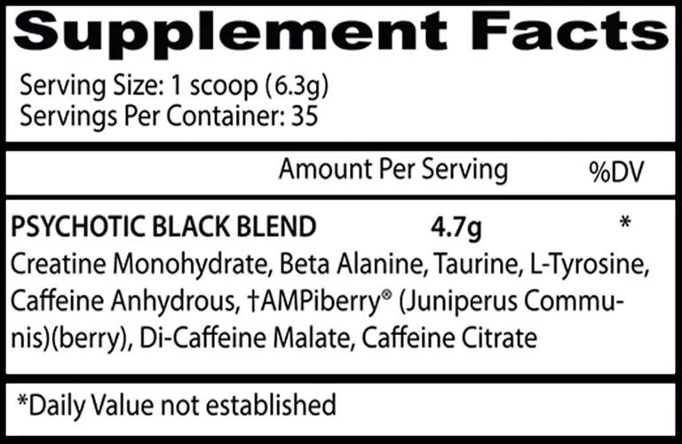 PSYCHOTIC BLACK