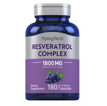 RESVERATROL COMPLEX 1800MG - PIPING ROCK